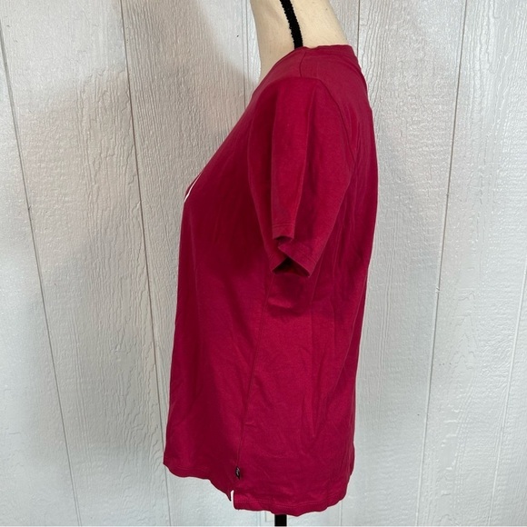 NEW Gap Logo Pink and White Short Sleeve Tee Shirt T Shirt Size Medium M - Picture 5 of 9